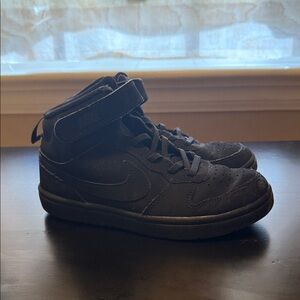 Nike Kids Black High-Top Sneakers